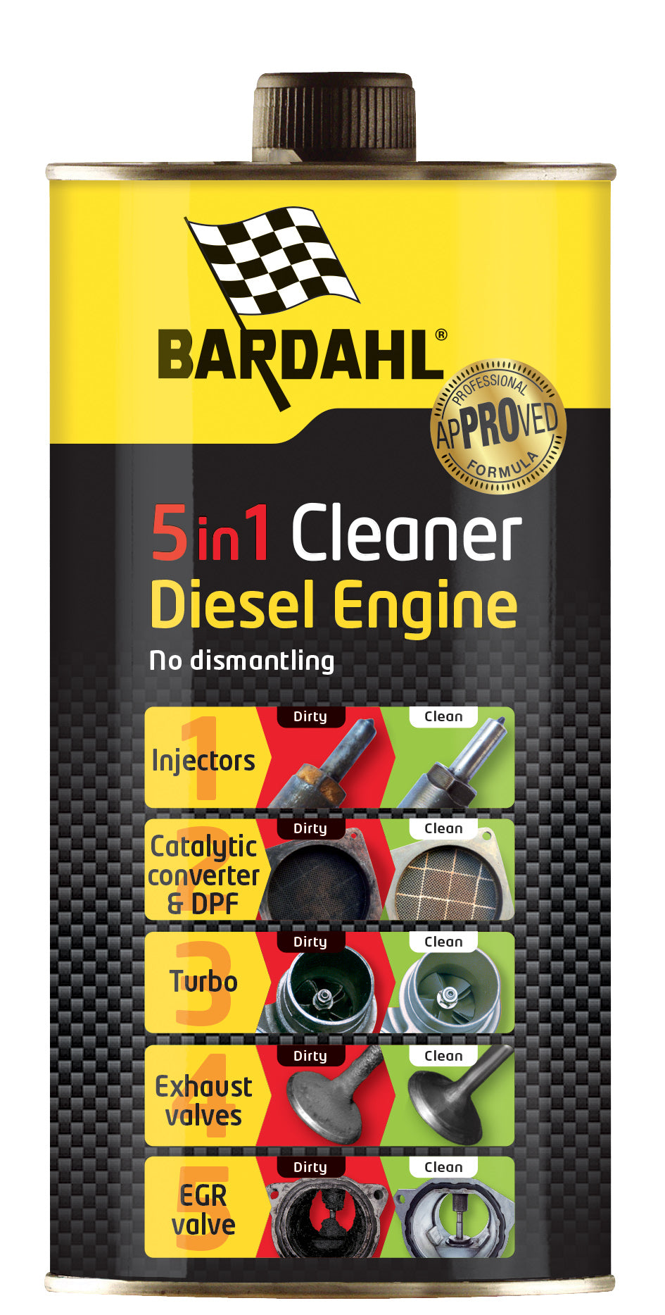 Bardahl Diesel 5 in 1 Cleaner 500ml